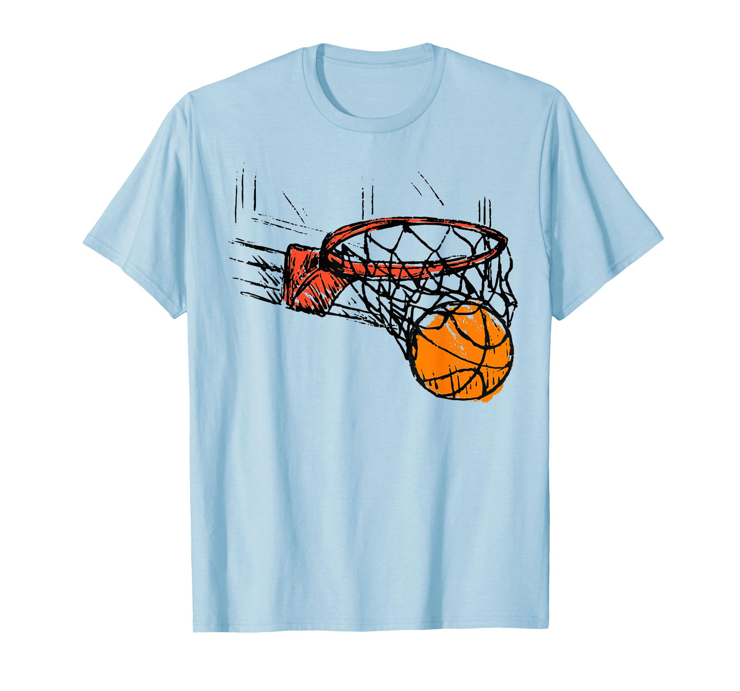 Basketball Ball Player Tee Basketball Coach Fan Game Day T-Shirt