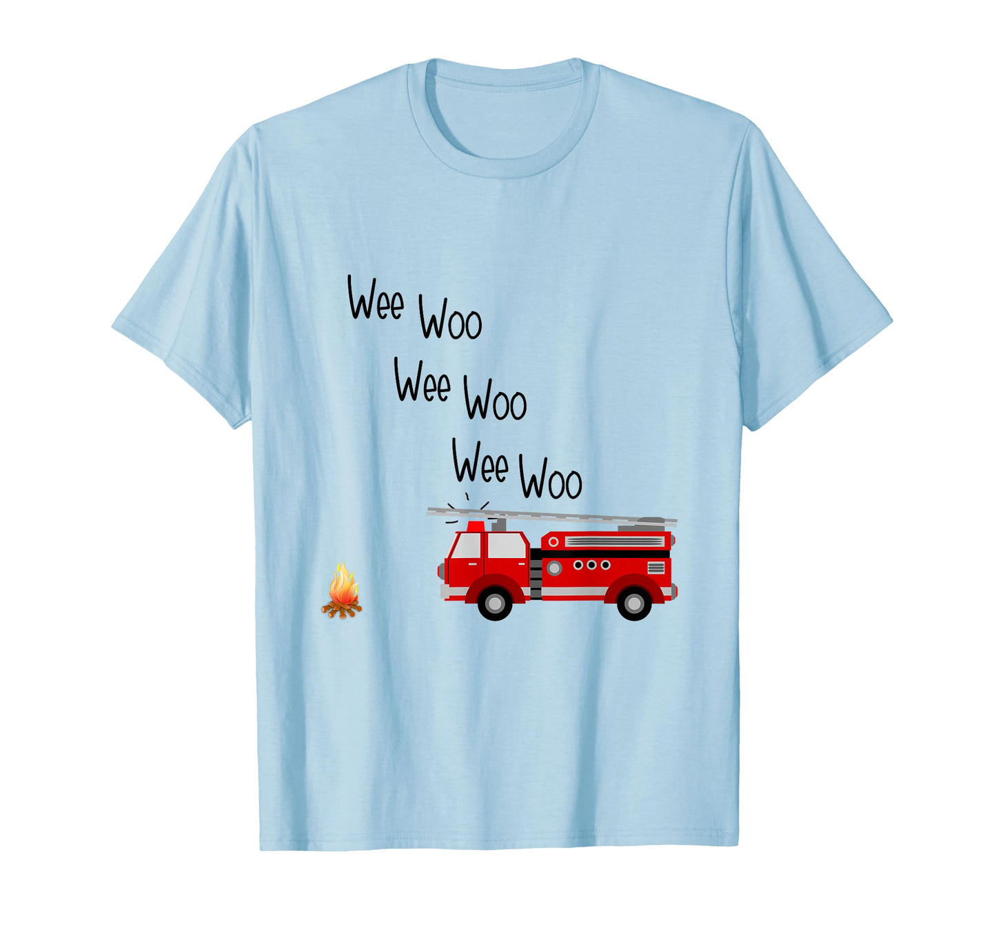 Wee Woo Squad Fire Truck Adventure Firefighter T-Shirt