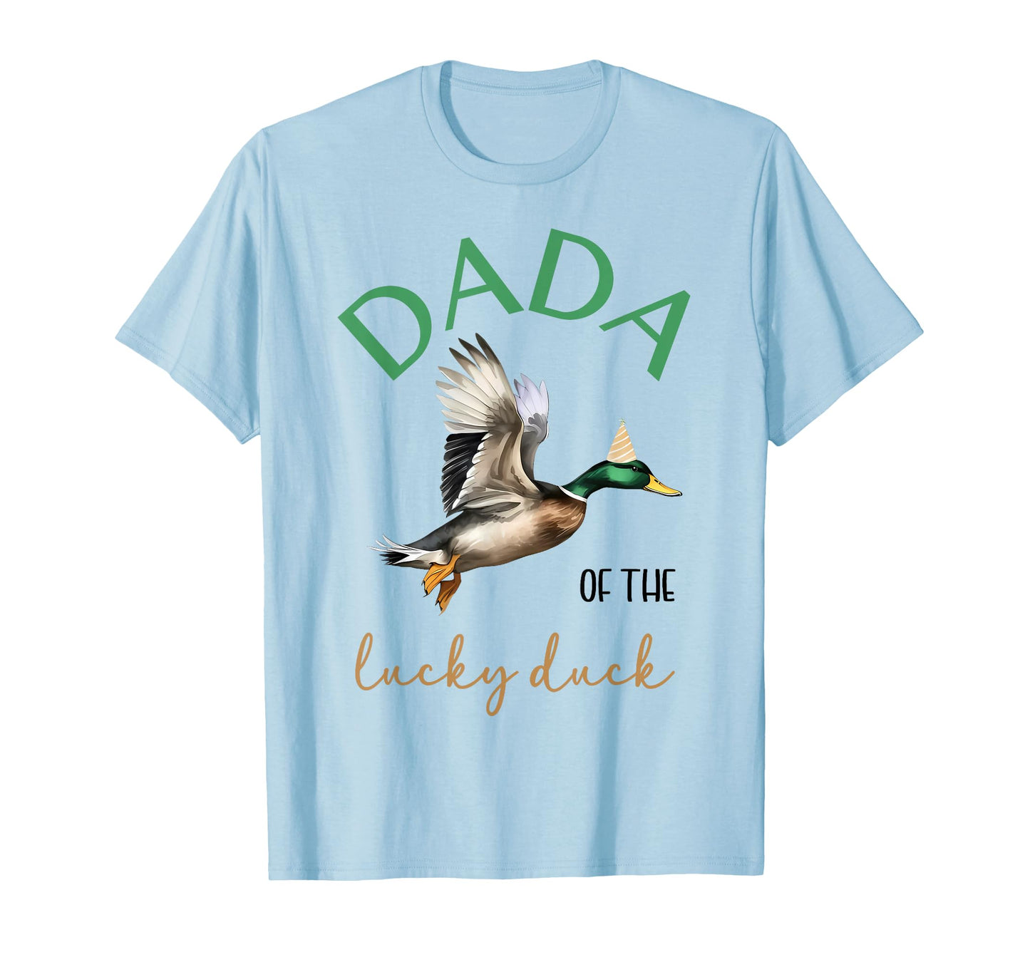 Dada of The Lucky Birthday Duck Hunting 1st Birthday Party T-Shirt