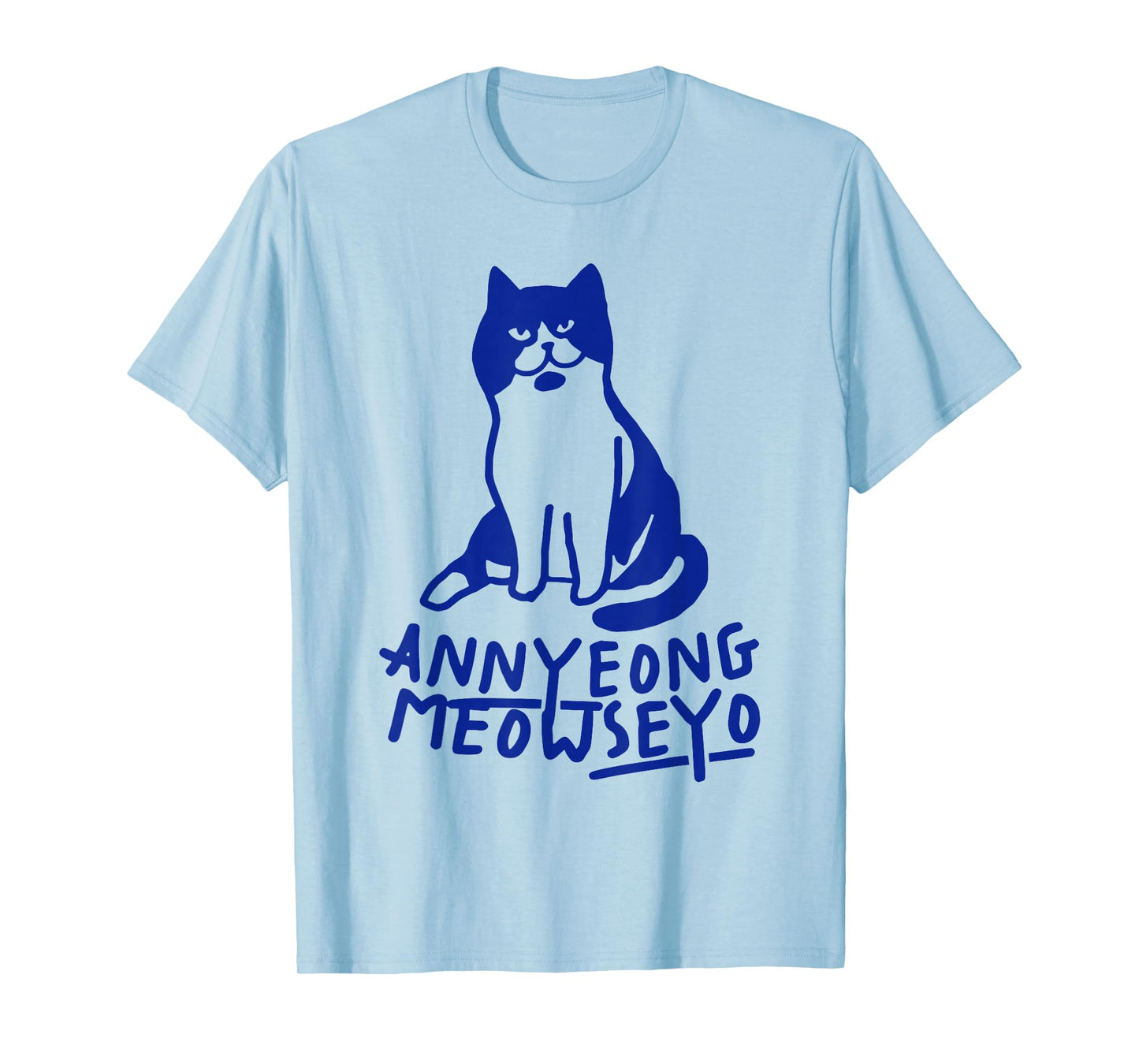 Annyeongmeowseyo K-Drama Funny Cat Lovers T-Shirt