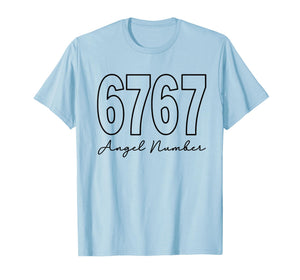 Angel Number 6767 Numerology Spirituality T-Shirt