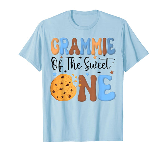 Grammie of The Sweet One Cookies & Milk 1st Birthday Family T-Shirt