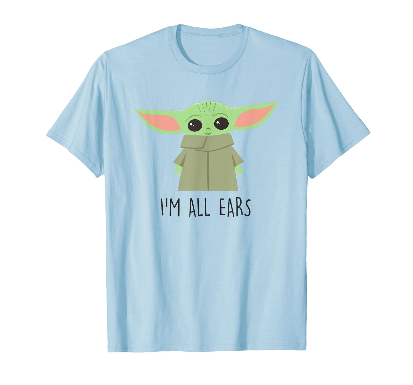 Star Wars The Mandalorian Grogu I'm All Ears Cute T-Shirt