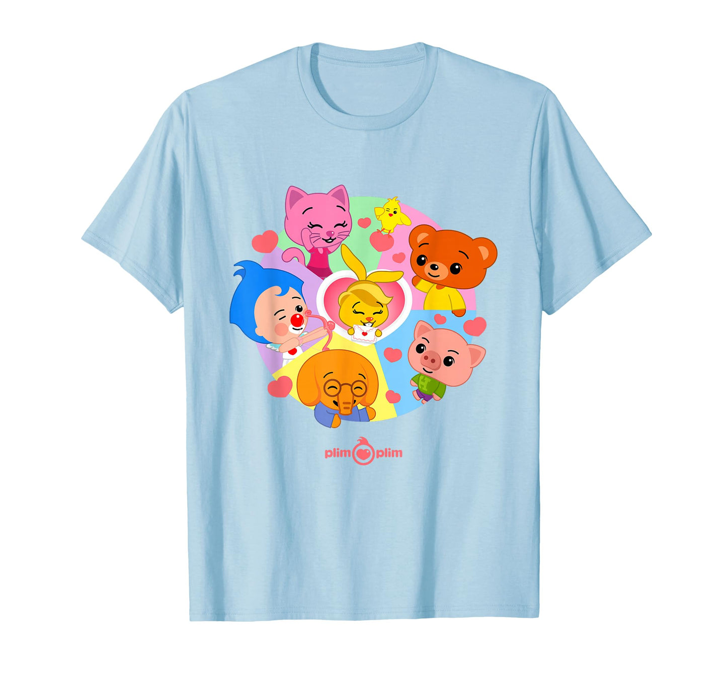 Plim Plim Valentine's Day – Friendship and Love T-Shirt