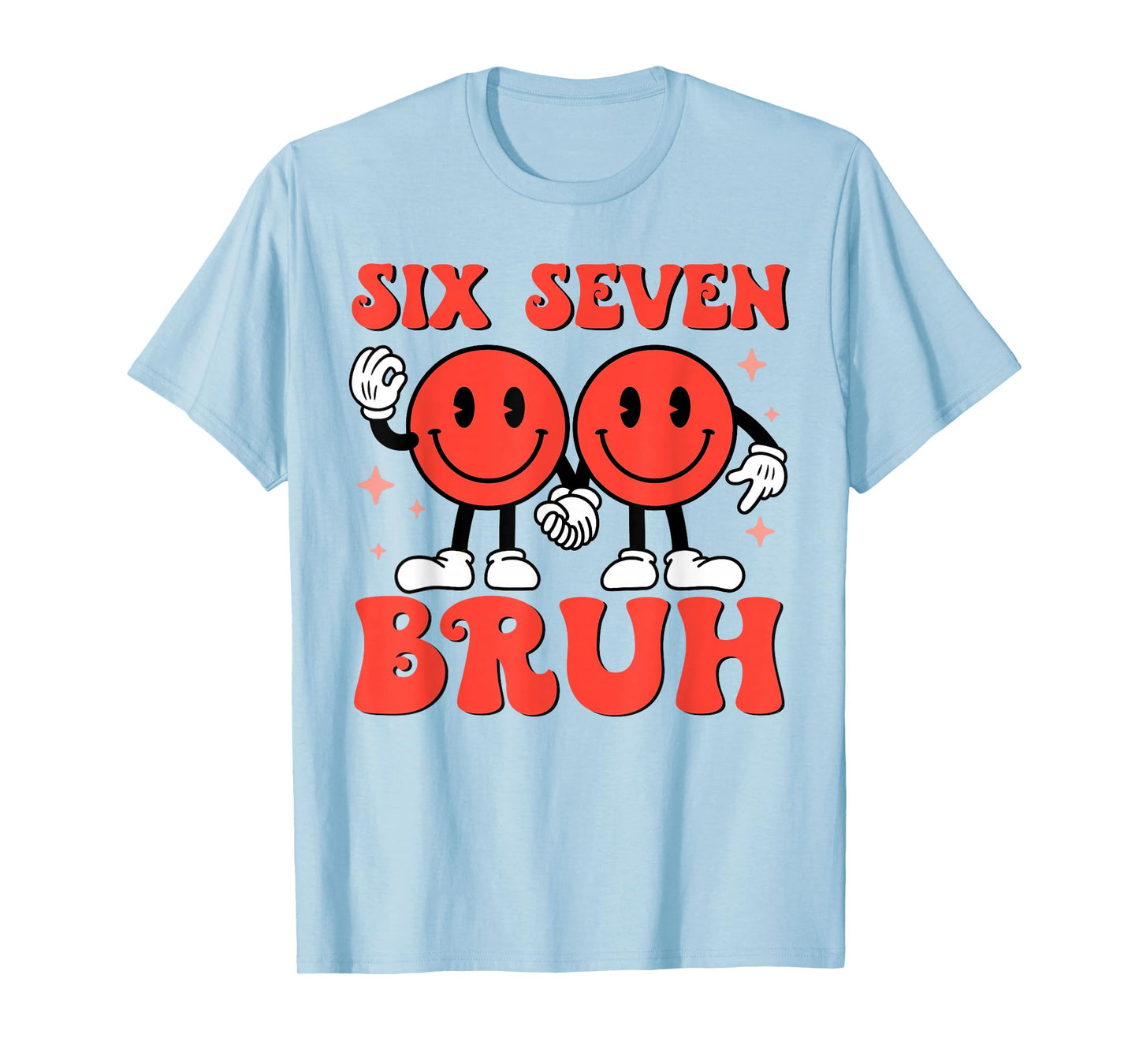 Valentine’s Day Funny 67 Meme Six Seven 6 7 Valentine Hearts T-Shirt