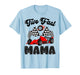 Two Fast Mama of The Birthday Boy Racing Car Party T-Shirt