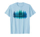 Forest Trees Reflection Nature Outdoor Wildlife Landscape T-Shirt