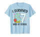 I Survived 67 Days of School Teacher Kids 67th Day of School T-Shirt