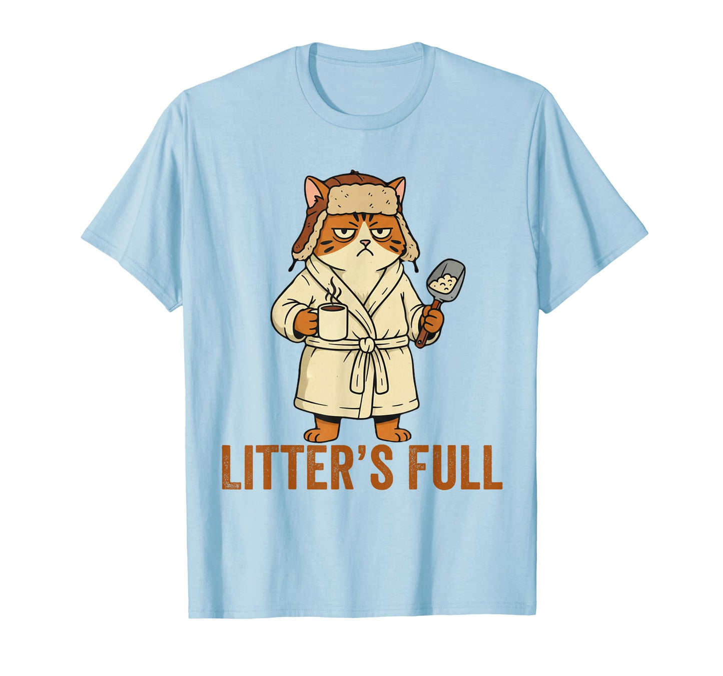 Litter’s Full Funny Cat Lovers Christmas Xmas T-Shirt