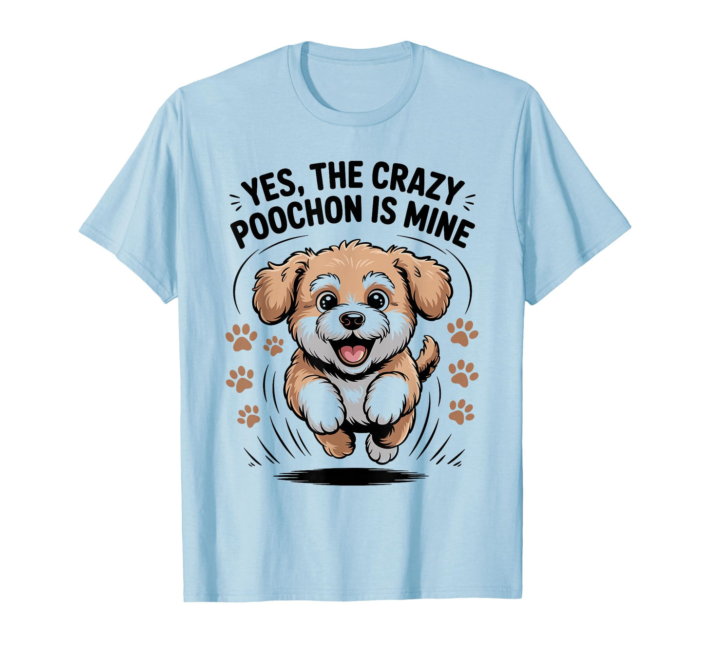 Cute Poodle Bichon Dog Cross Mix Breed Pet Funny Poochon T-Shirt