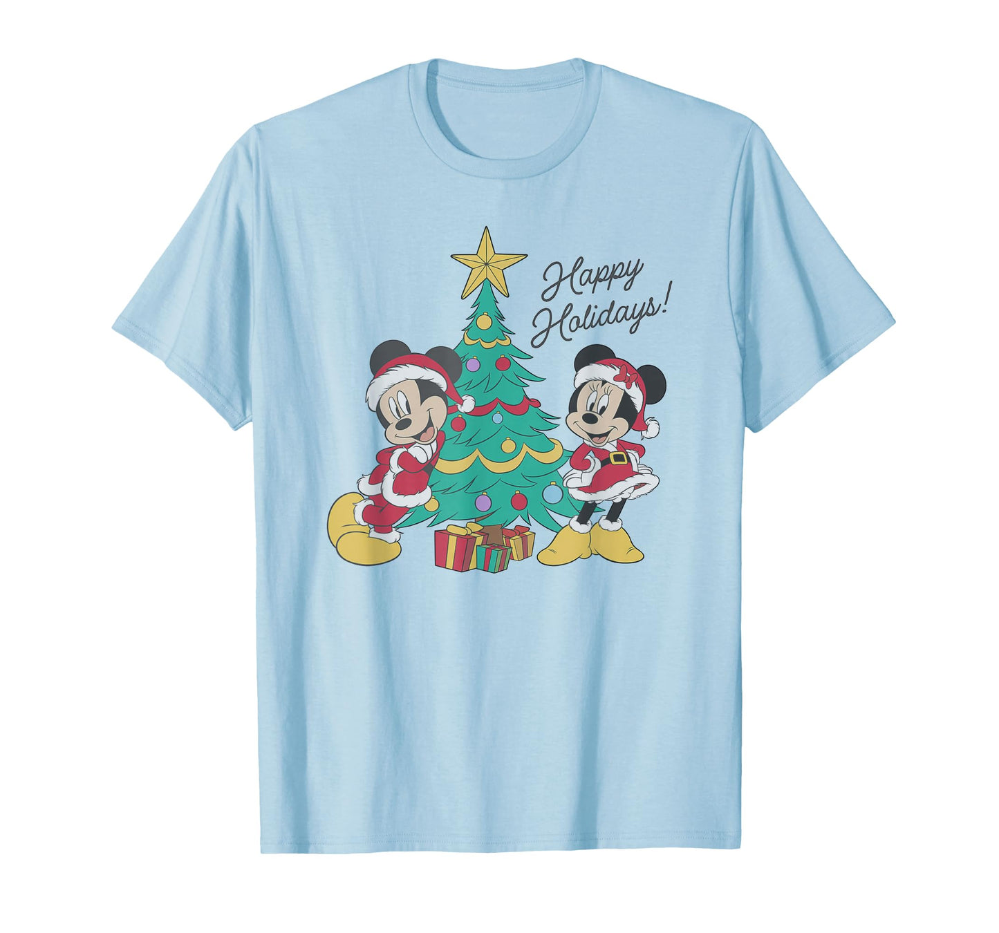 Disney Mickey and Friends Christmas Happy Holidays! T-Shirt