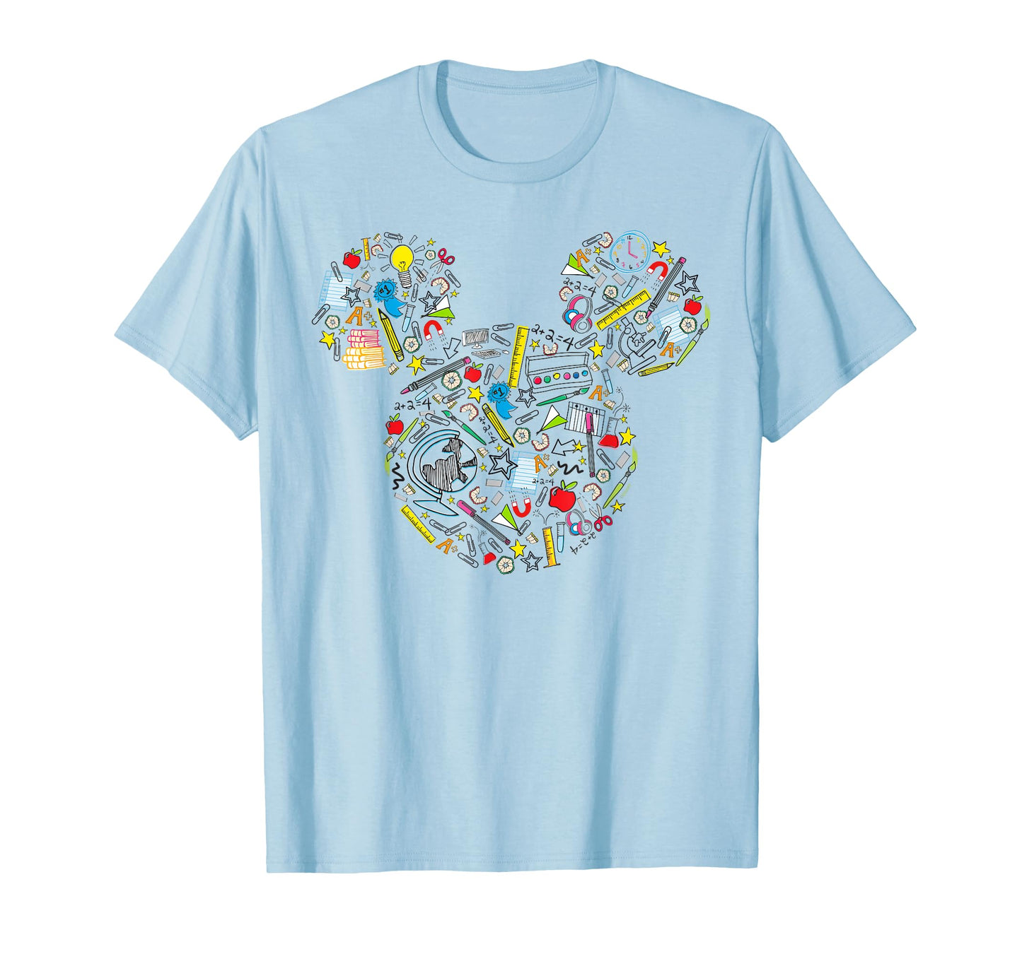 Disney Mickey Mouse Icon First 100 Days of School 100th Day T-Shirt