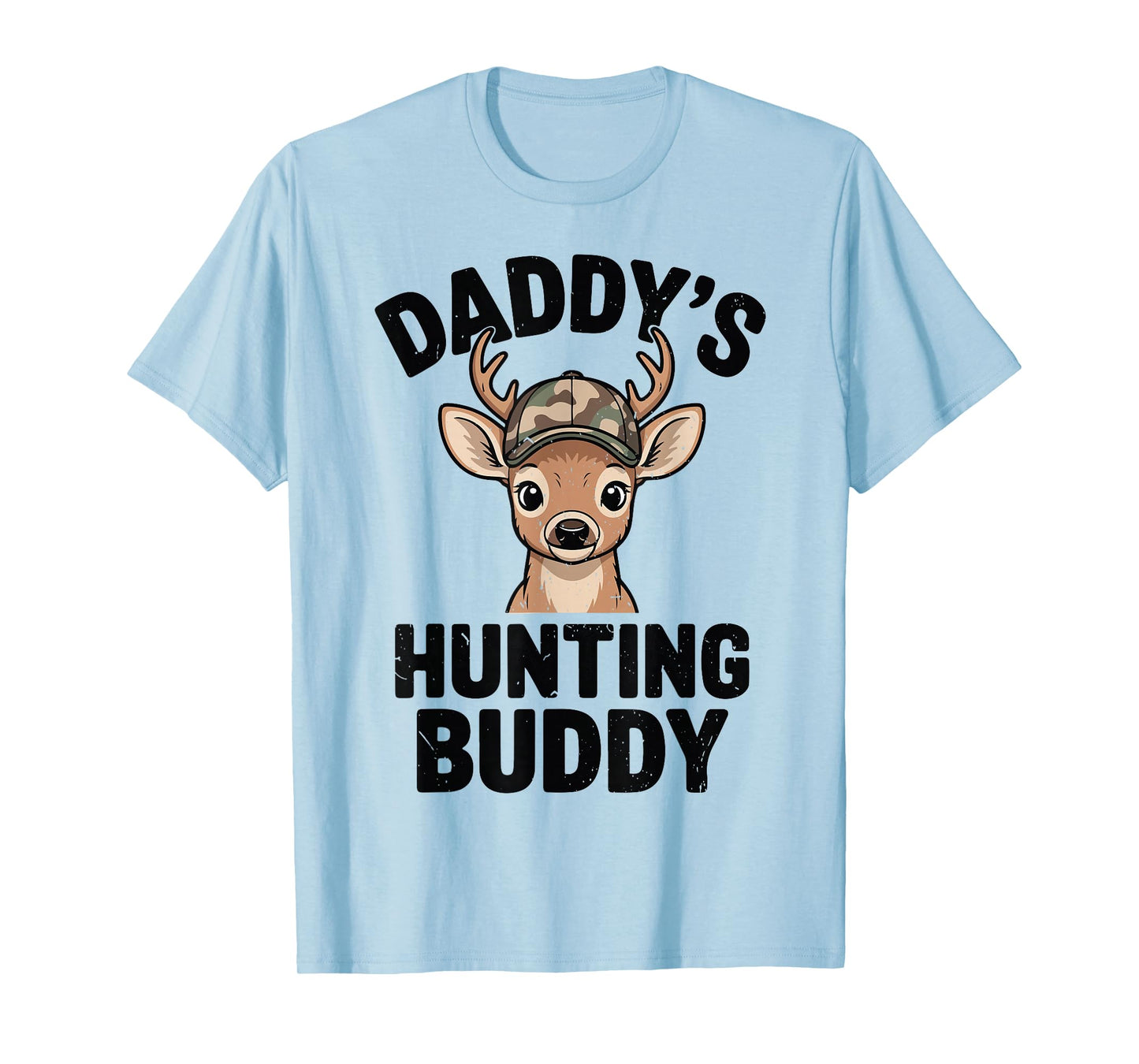 Youth Camo Deer Hunting Daddy's Hunting Buddy Camouflage Boy T-Shirt