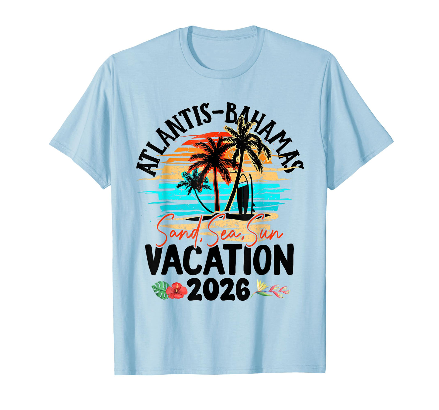 Atlantis Bahamas 2026 Vacation Beach Matching Family Group T-Shirt