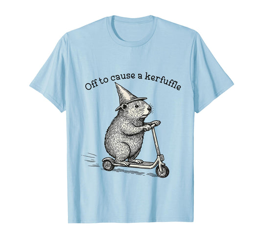 Off to Cause A Kerfuffle Weirdcore Sayings Funny Meme T-Shirt