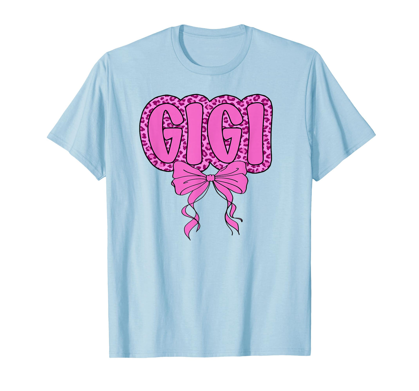 Gigi Floral Coquette Bow Pink Mother's Day Women Grandma T-Shirt