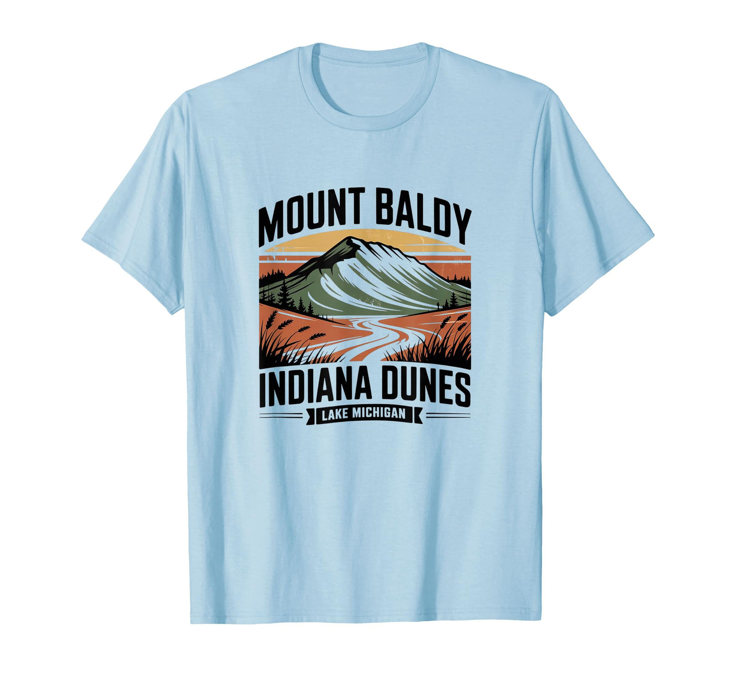 Mount Baldy Indiana Dunes Lake Michigan Great Lakes T-Shirt