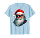 Santa Face Retro Sunglasses Funny Christmas Pajama Mens Boys T-Shirt