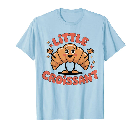 Toddler Croissant French Outfit Baby Funny France Food Kids T-Shirt