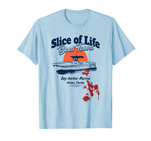 Dexter Bay Harbor Marina Boat Tours Blood Splatter TV Show T-Shirt