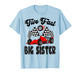 Two Fast Big Sister of The Birthday Boy Racing Car Party T-Shirt