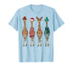 Cute Christmas Giraffe Funny Animal Lover Gift Kids Toddlers T-Shirt