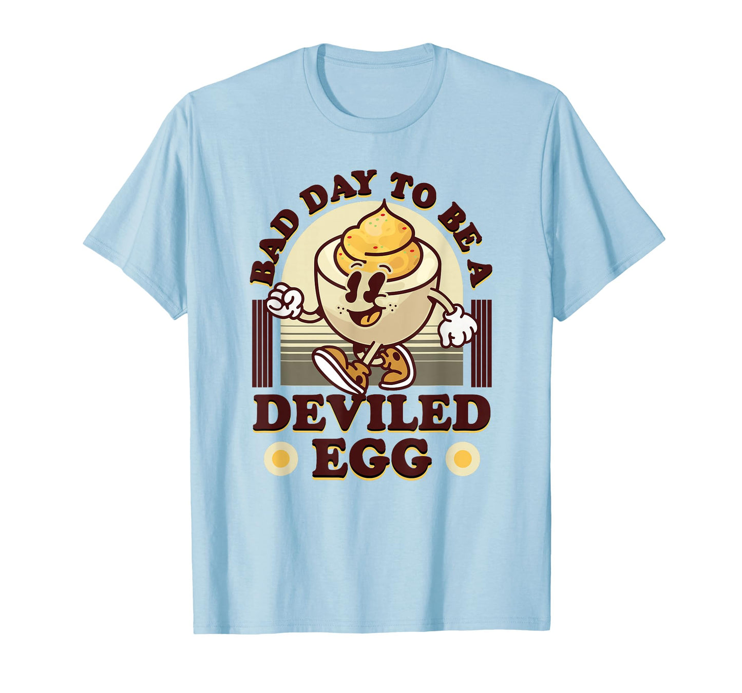 Bad Day to Be a Deviled Egg Funny Thanksgiving Eggs Dinner T-Shirt