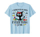 I Survived 67 Days of School Black Cat Teachers Six Seven T-Shirt