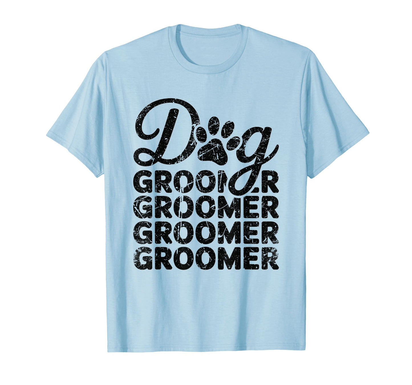 Dog Grooming Art for Men Women Pet Groomer T-Shirt