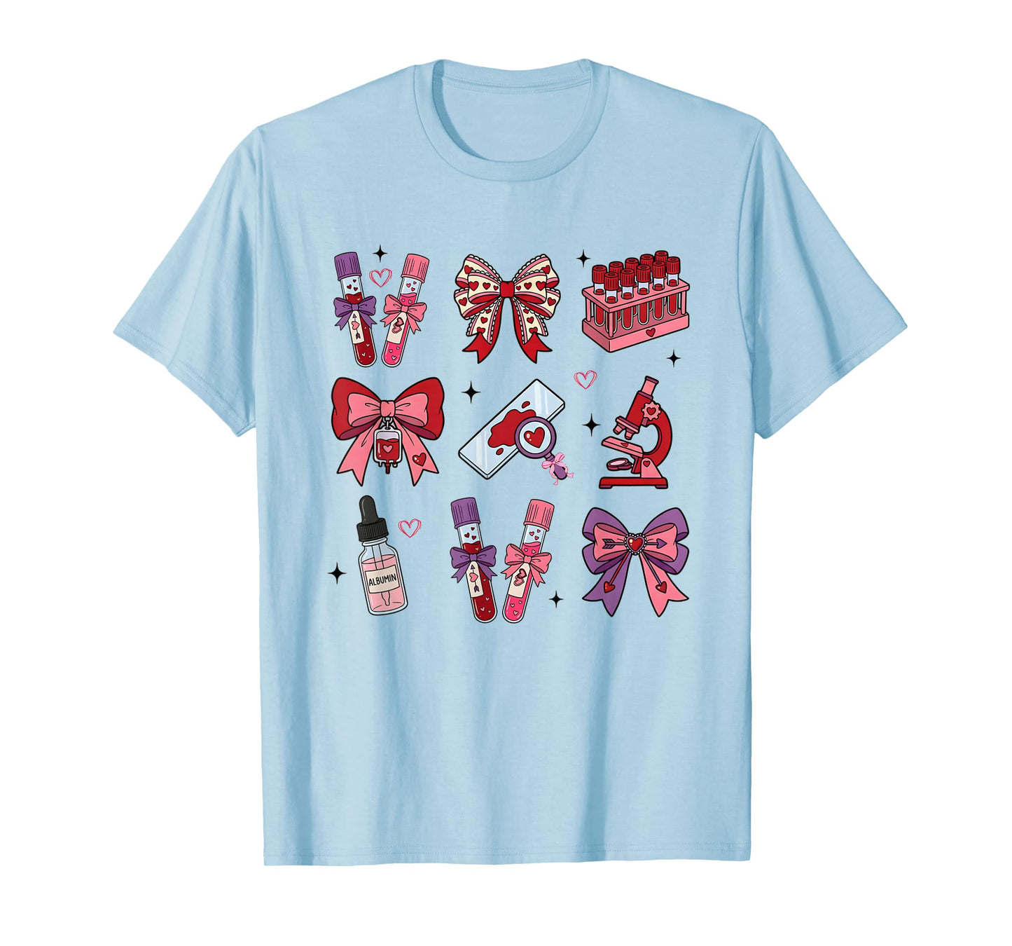 Lab Tech Valentine's Day Laboratory Scientist Hematology T-Shirt
