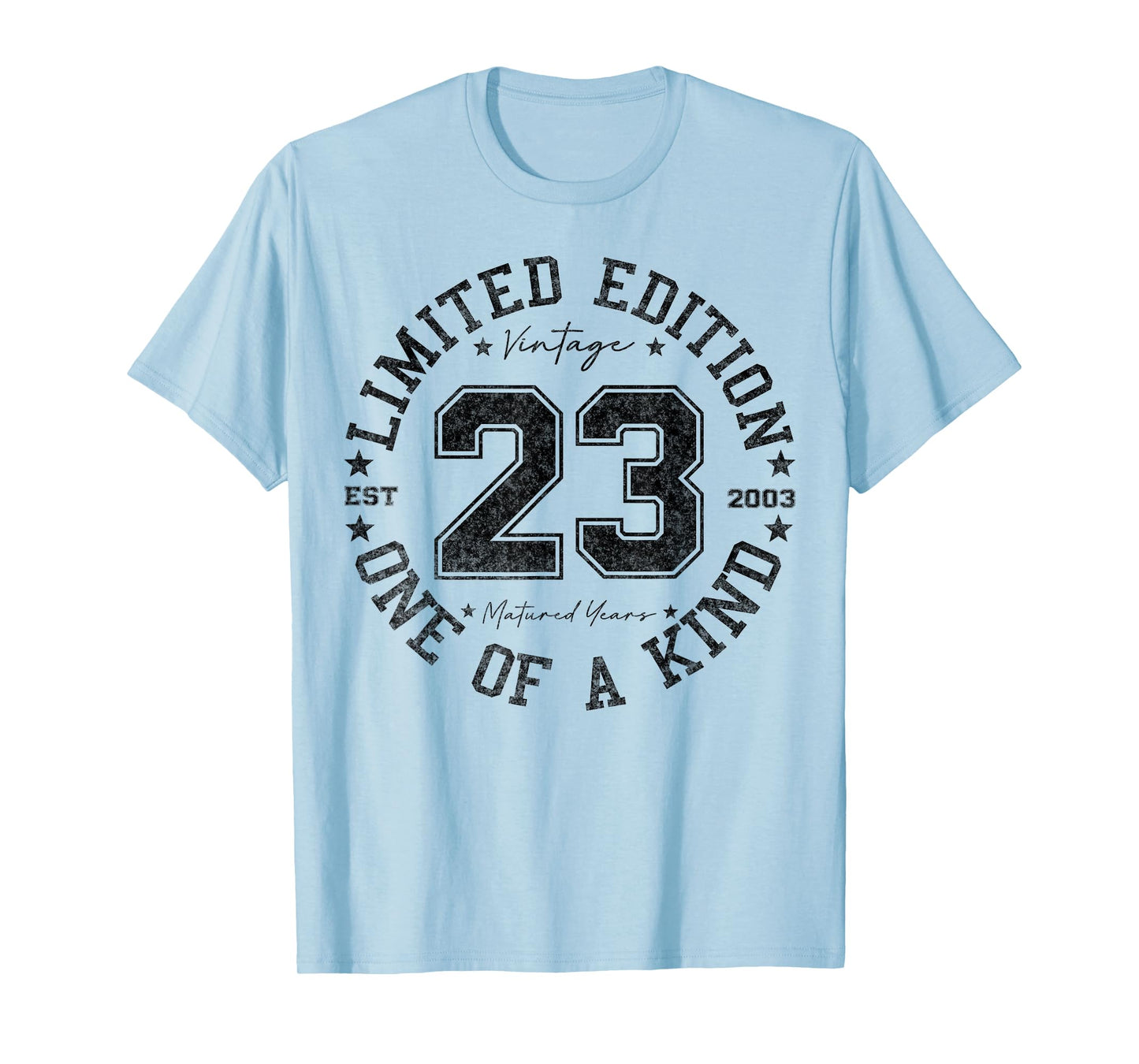 23 Year Old Gifts Vintage 2003 Limited Edition 23rd Birthday T-Shirt