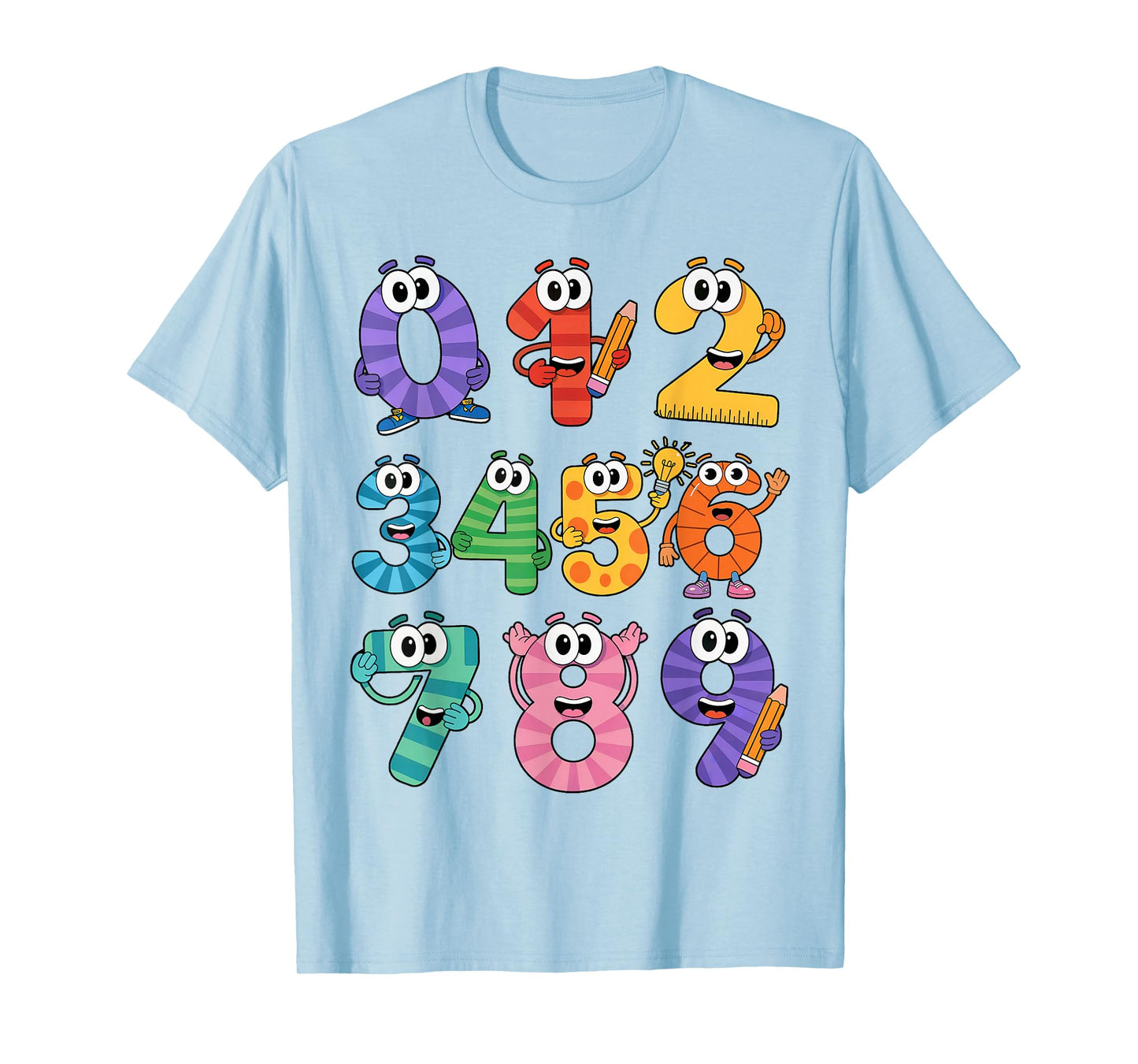 Maths Fancy Dress Idea for Kids Maths Outfit with Numbers On T-Shirt