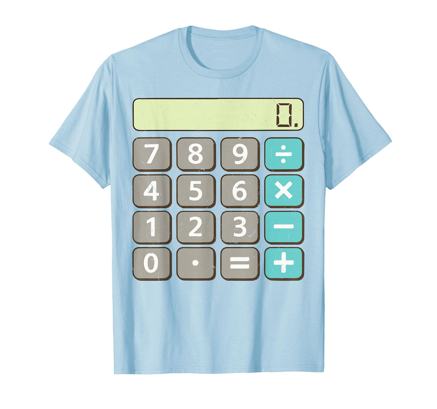 Kids & Adult Calculator Halloween Costume Math Teacher Funny T-Shirt