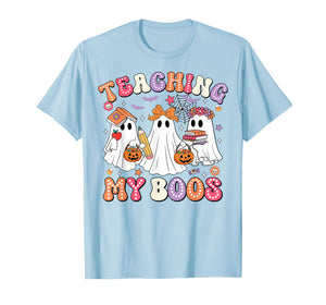 Teaching My Boos Cute Spooky Ghost Teacher Halloween Women T-Shirt