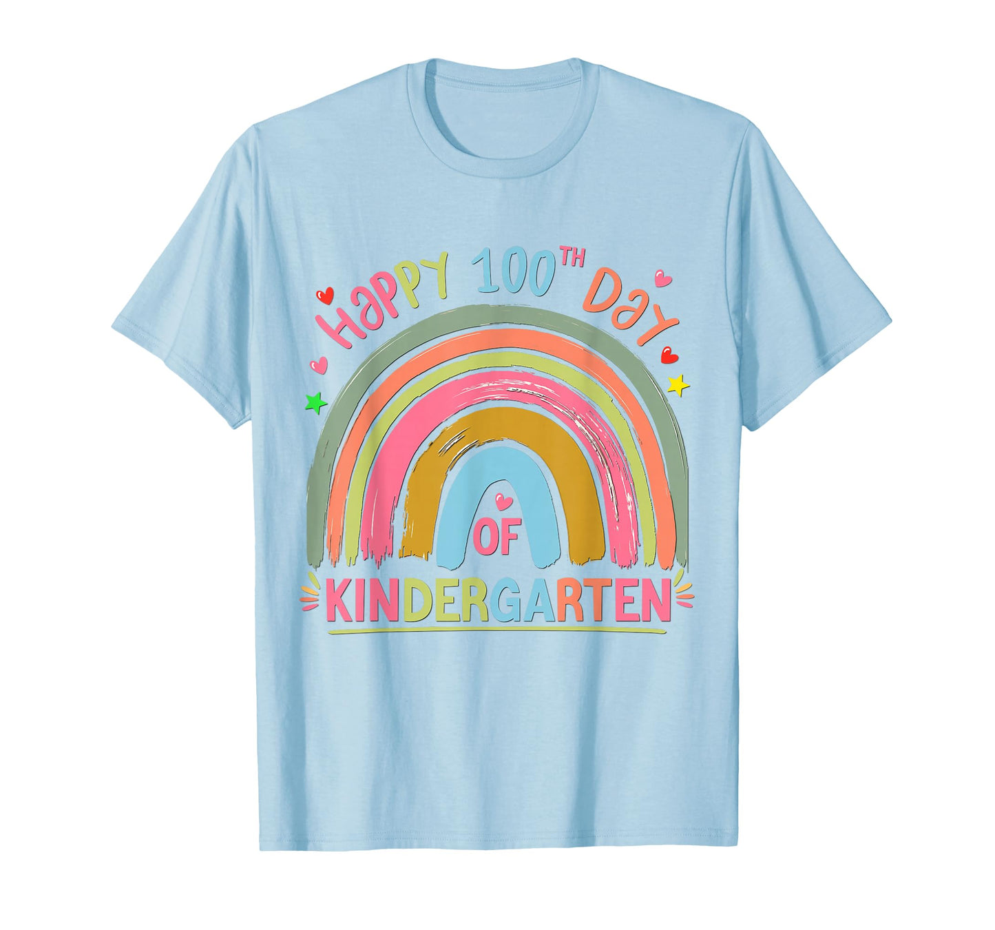 Happy 100 Days of School Teacher Girls Kids Womens T-Shirt