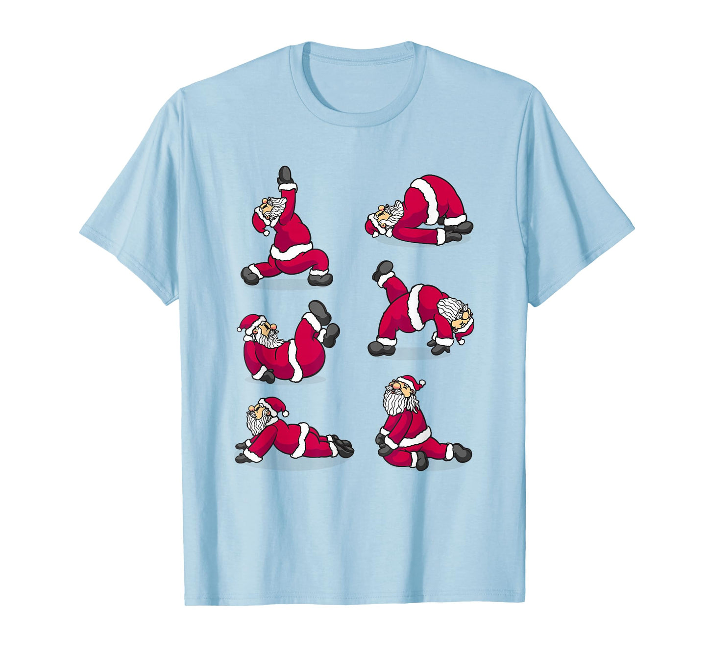 Santa Claus Practice Yoga T-Shirt