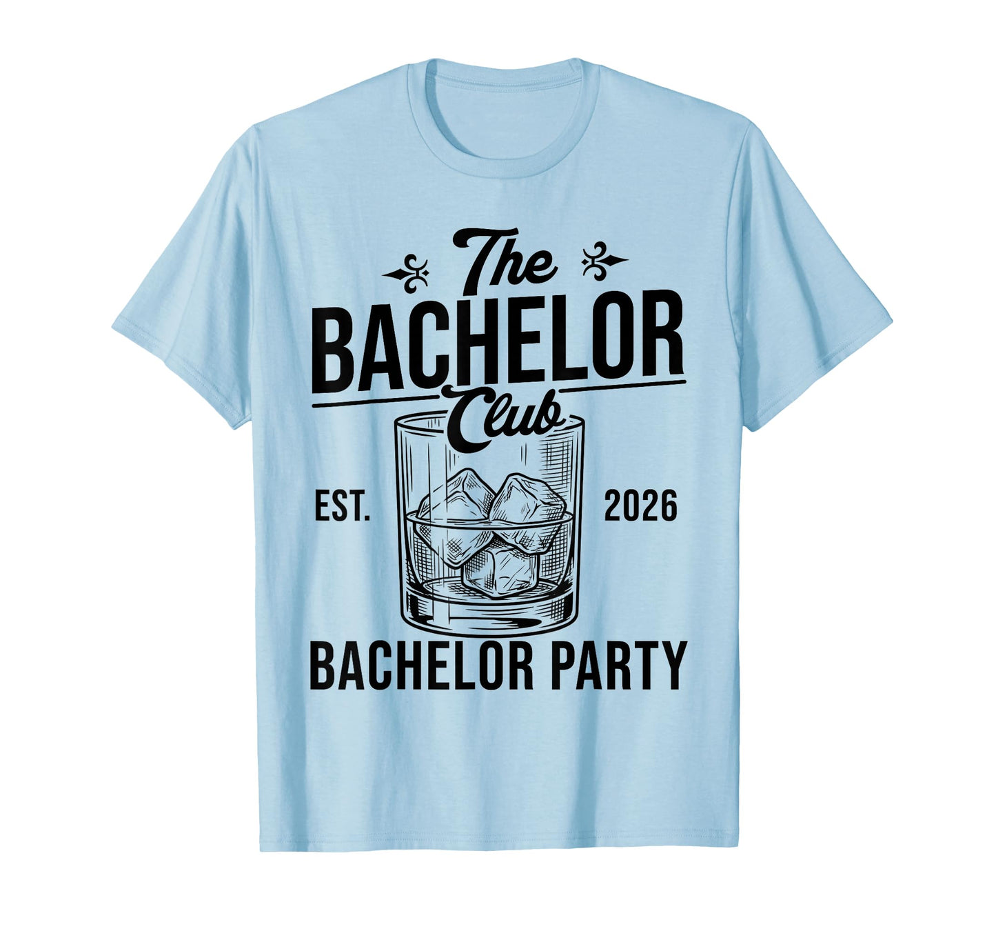 Vintage Bachelor 2026 Bachelor Party Engagement Men Costume T-Shirt