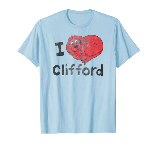 Clifford The Big Red Dog I Heart Clifford Childrens Books T-Shirt