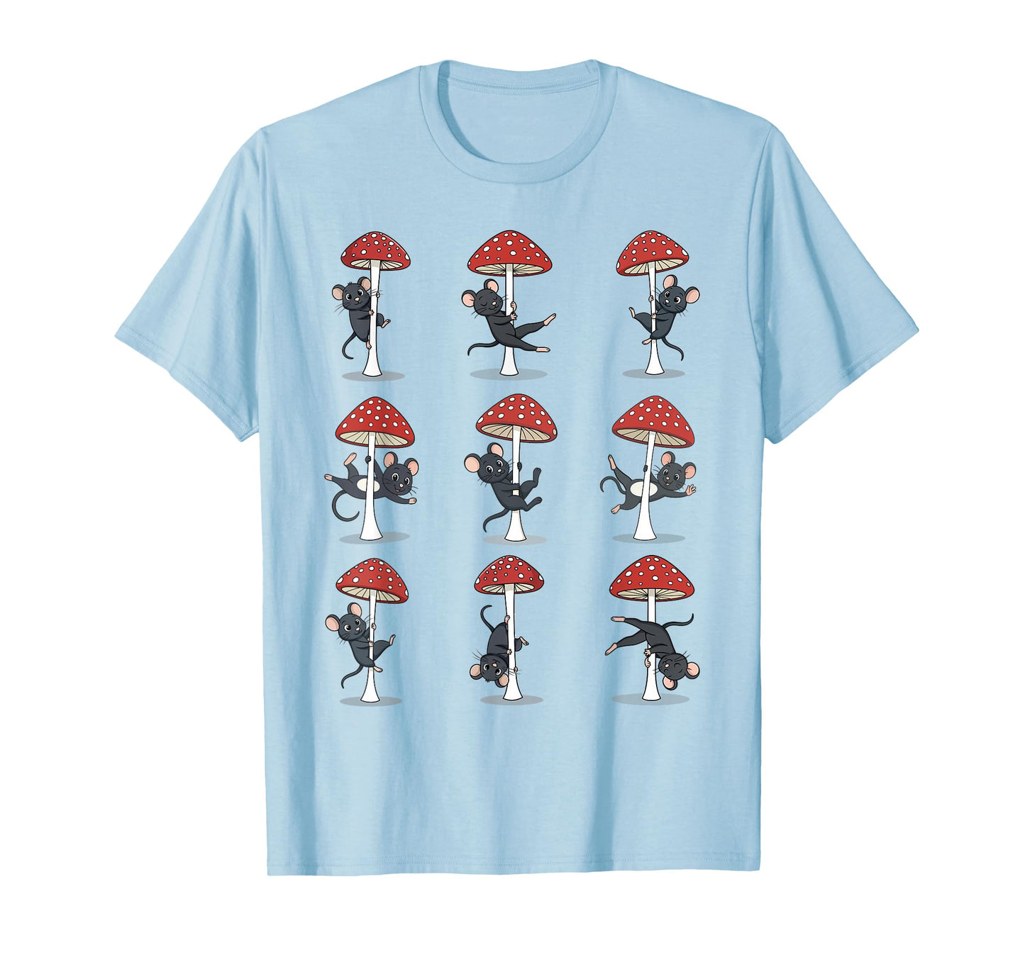 Mouse Pole Dancing Lover Mushroom Pole Dancer Funny T-Shirt