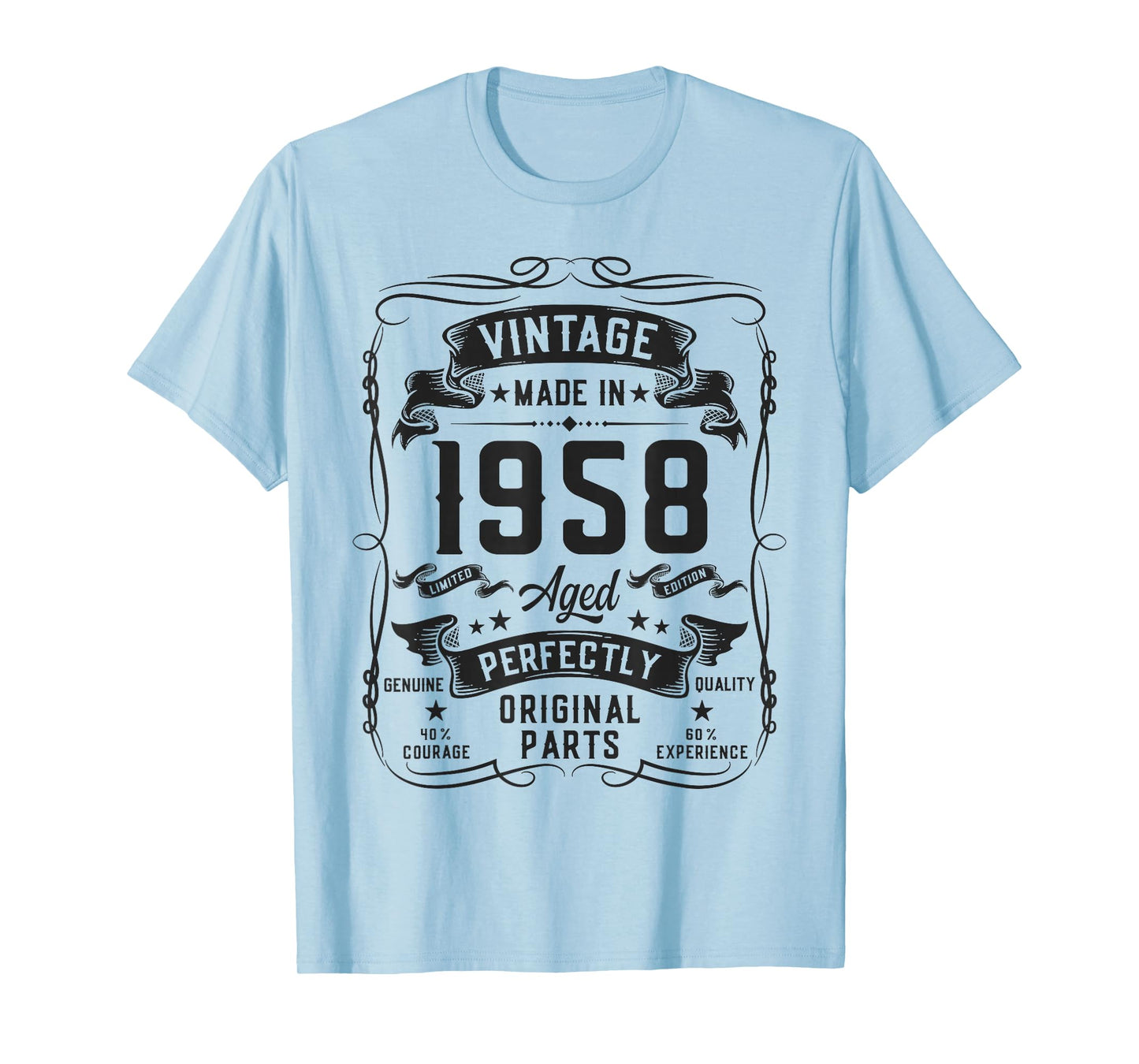 Vintage 1958 68yr 68th Birthday Gifts for Men 68 Years Old T-Shirt
