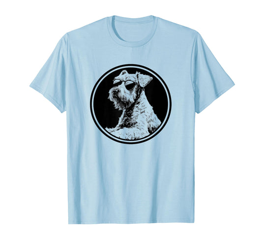 Cute Womens Mens Sunglasses Logo Wheaten Terrier Lover T-Shirt