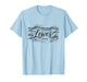 Lewes Delaware Sketch Art Design T-Shirt