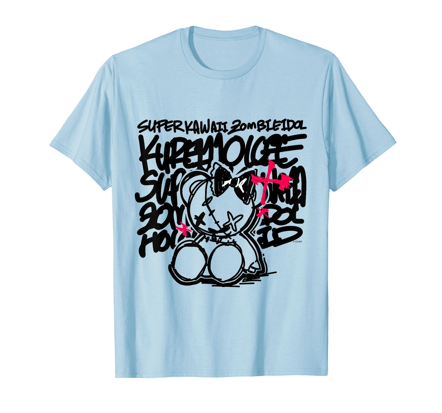 [Kureiji Ollie] Super Kawaii Zombie Idol White T-Shirt
