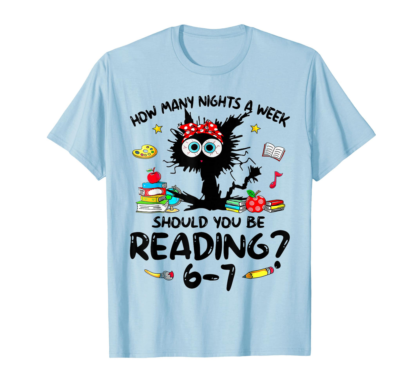Funny Six Seven 6 7 Meme Teacher Design Reading 6-7 Teacher T-Shirt