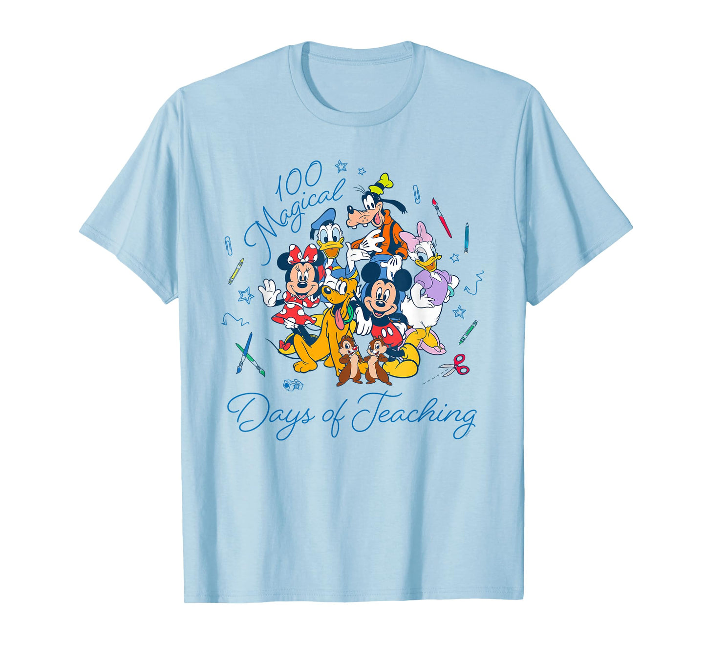 Disney 100 Magical Days of Teaching 100th Day School Teacher T-Shirt