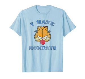Garfield I Hate Mondays Funny Vintage Cartoon Cat T-Shirt