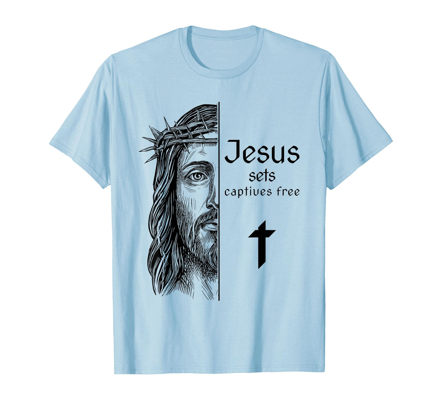 Jesus Sets Captives Free Redemption Hope Christian T-Shirt