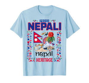 Nepal Culture Outfit Idea for Men Nepalese Nepali Flag T-Shirt