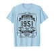 Vintage 1951 75yr 75th Birthday Gifts for Men 75 Years Old T-Shirt