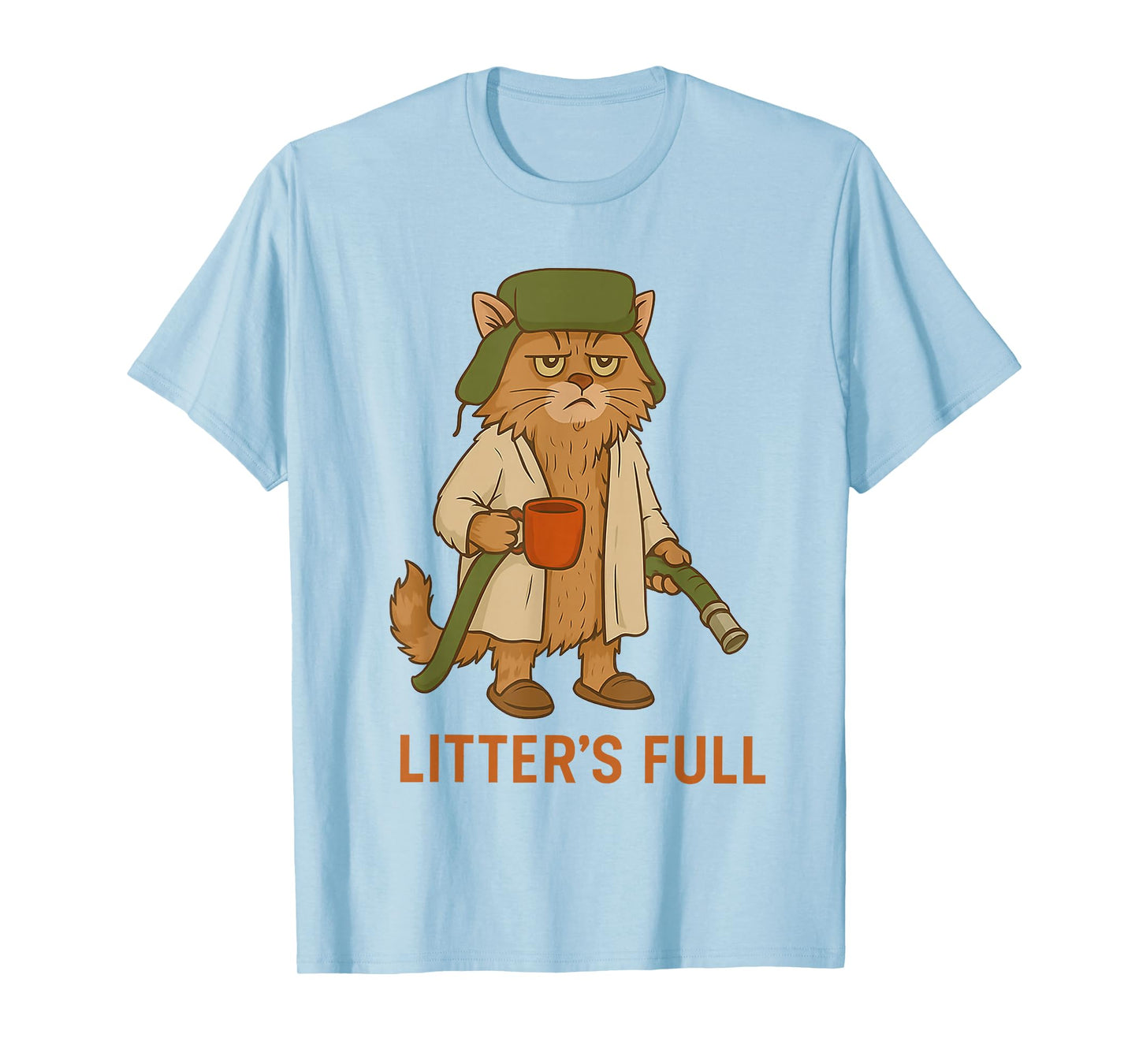 Funny Cat Christmas, Litter’s Full Cat T-Shirt